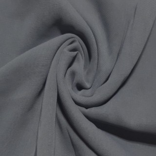 Plain Chiffon Scarf - Grey